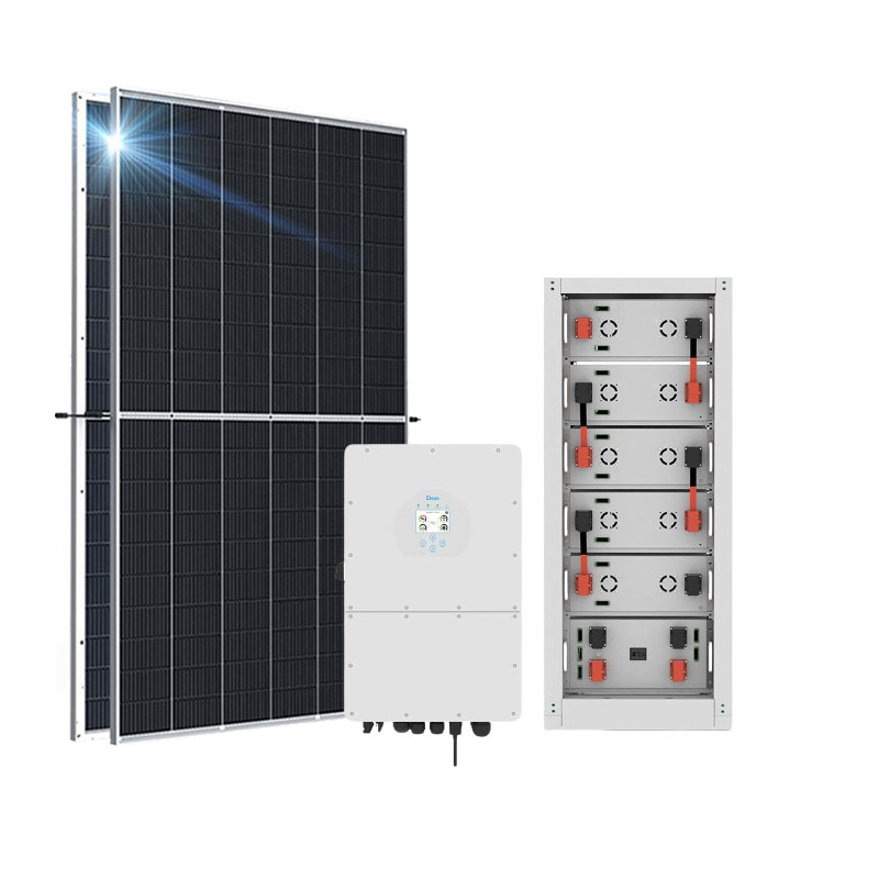 سعر جيد koodsun نظام الطاقة الشمسية الهجين 30kw للتخزين residiential مع بطارية LiFePO4 عالية الجهد - Koodsun