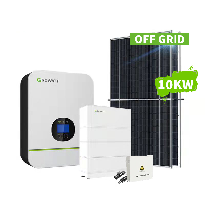 نظام الطاقة الشمسية خارج الشبكة 10KW للاستخدام المنزلي مجموعة كاملة - Koodsun