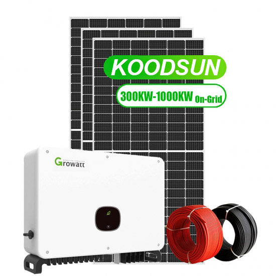 KOODSUN 300KW 500KW 1MW محطة الطاقة الشمسية نظام الطاقة الشمسية المرتبط بالشبكة - Koodsun