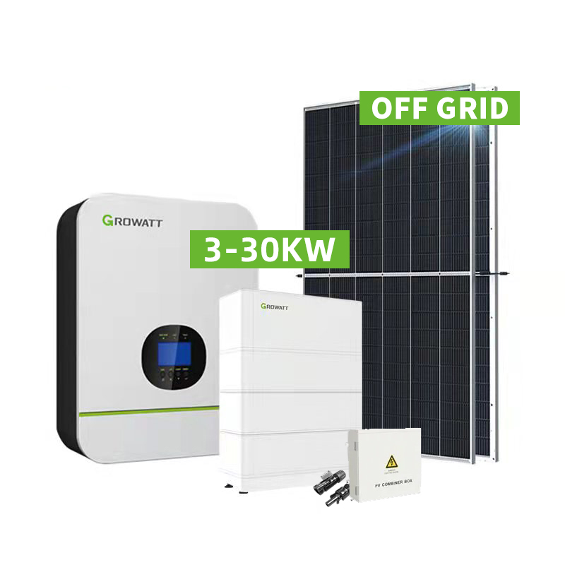 نظام الطاقة الشمسية خارج الشبكة 3-30KW للاستخدام المنزلي مجموعة كاملة - Koodsun