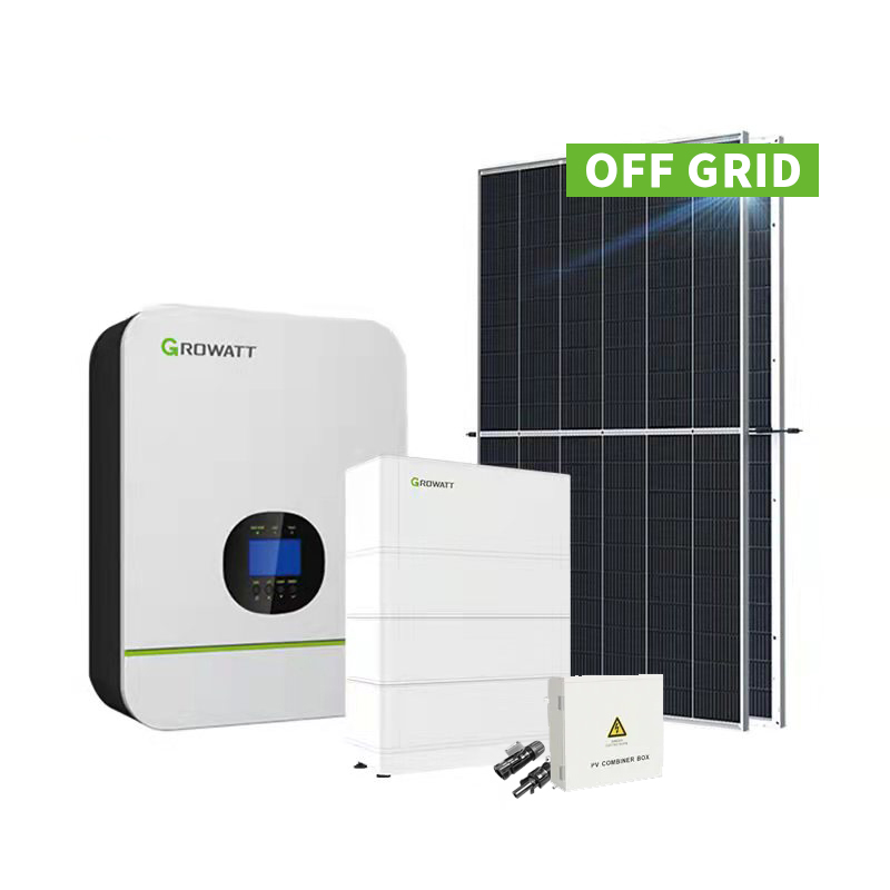 أنظمة الطاقة الشمسية للتخزين خارج الشبكة 3KW 5KW 8KW 10KW خارج الشبكة الشمسية مع العاكس والبطارية - Koodsun
