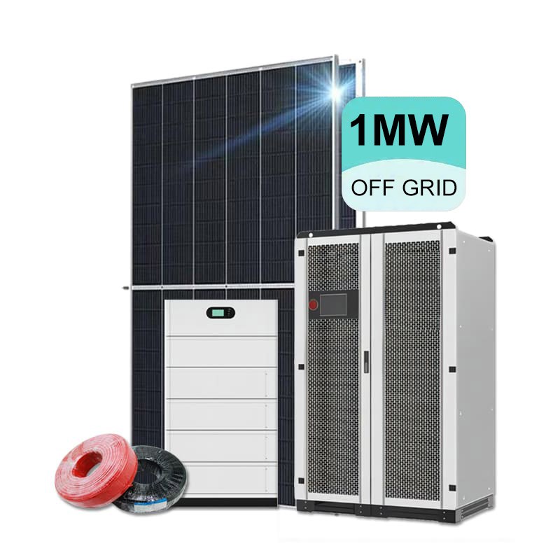 نظام الطاقة الشمسية خارج الشبكة 1MW للاستخدام الصناعي مجموعة كاملة مع البطارية - Koodsun