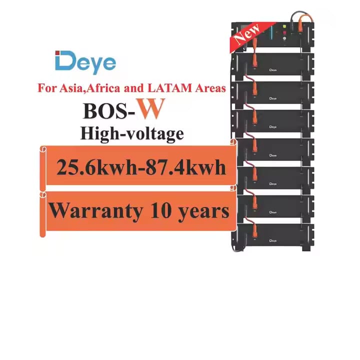 Deye BOS-W High Voltage 51.2V 100Ah 5.12kwh Solar Battery | Built-in BMS | Fast Charge & Expandable Capacity - Koodsun