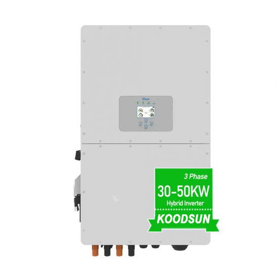 Deye SUN-30K-SG02HP3-EU-AM3 Hybrid  Three Phase Inverter 400v on off Grid 30kva 30 kw Solar Inverter 30kwh 50kwh Battery - Koodsun