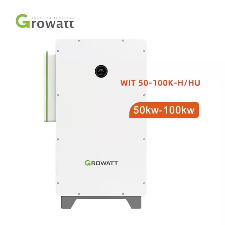 Growatt WIT 100K-HU 100KW High Voltage Hybrid Solar Inverter 2 MPPT 98.2% Efficiency for Utility-Scale PV Systems - Koodsun